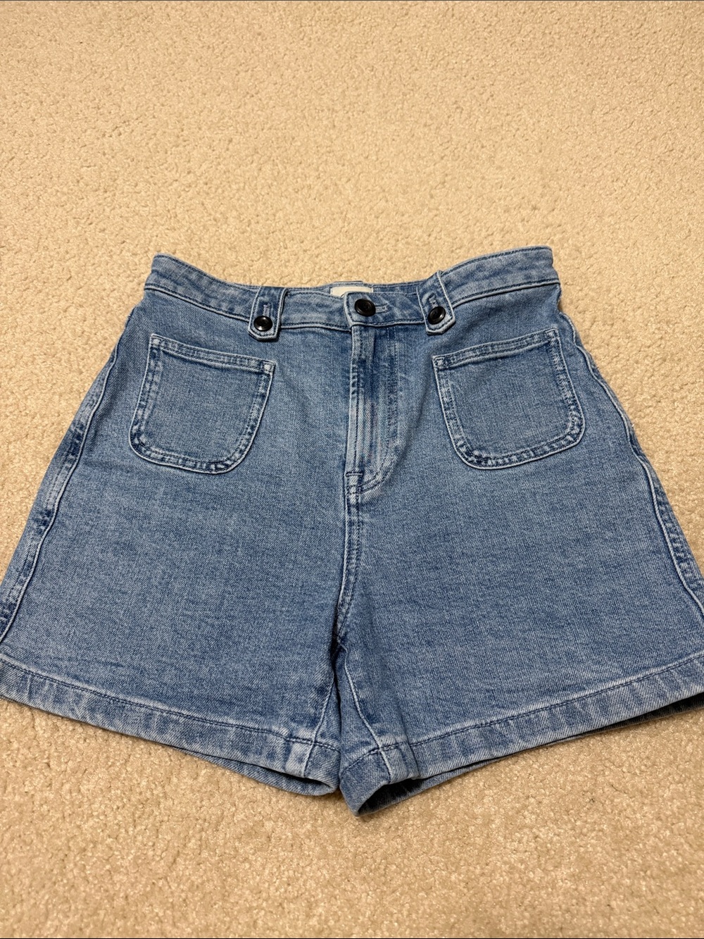 Jcrew Patch Pocket Denim Shorts